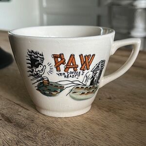 Vintage Paw Coffee Mug JAPAN hillbillie collectible 1950’s